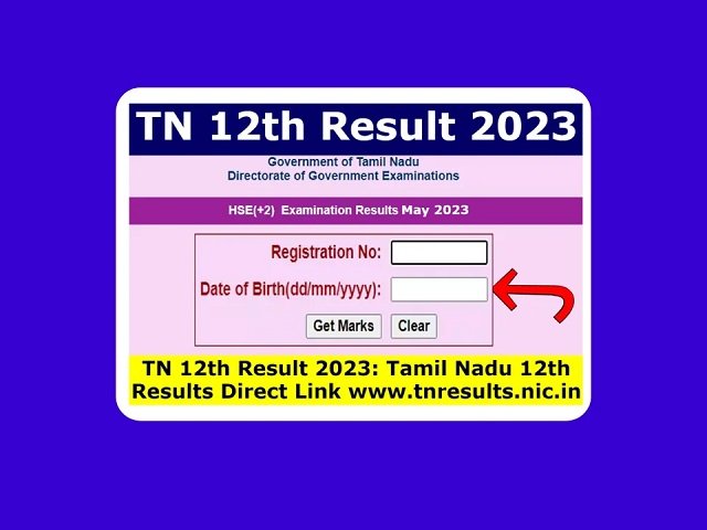 www.tnresults.nic.in 12th result 2023