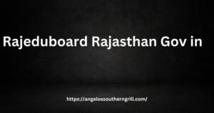 Rajeduboard Rajasthan Gov in